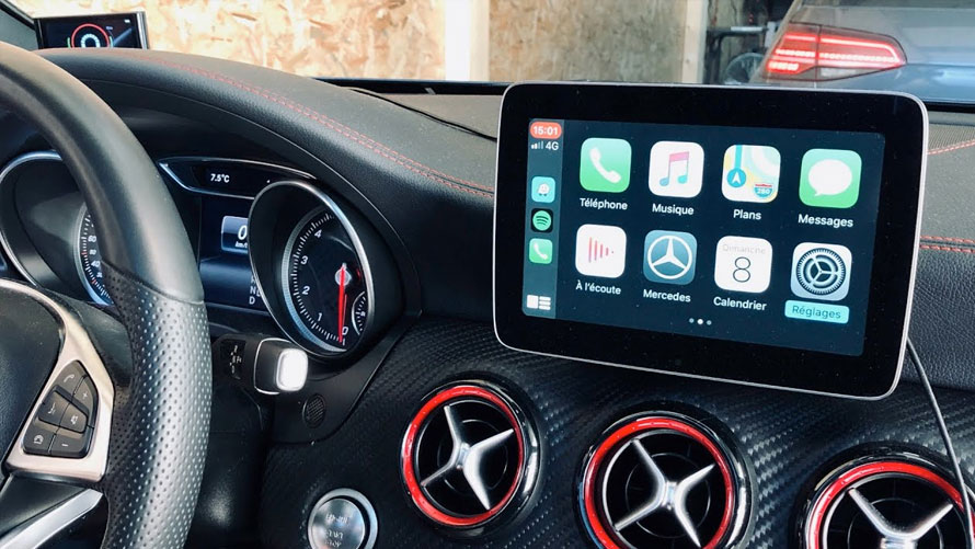 Activation Apple Carplay Android Auto sur Mercedes